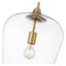 Z-Lite Joliet 1 Light Pendant, Olde Brass & Clear 473P12-OBR - alternate 3